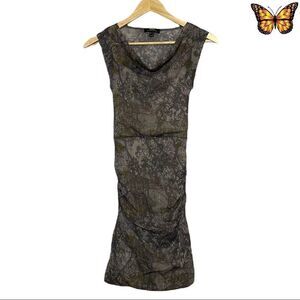 Mexx Sleeveless Scoop Neck Form Fitting Mini Dress Size Extra Small